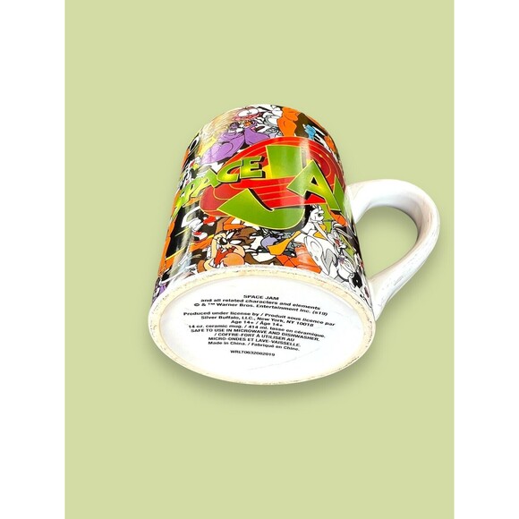 SPACE JAM Bugs Bunny Sylvester Daffy Duck Taz Marvin Looney Tunes Coffee Mug - Picture 7 of 7